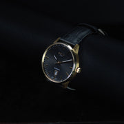 Luxury watch (195.50.101.01): watch face angled view right zoomed out